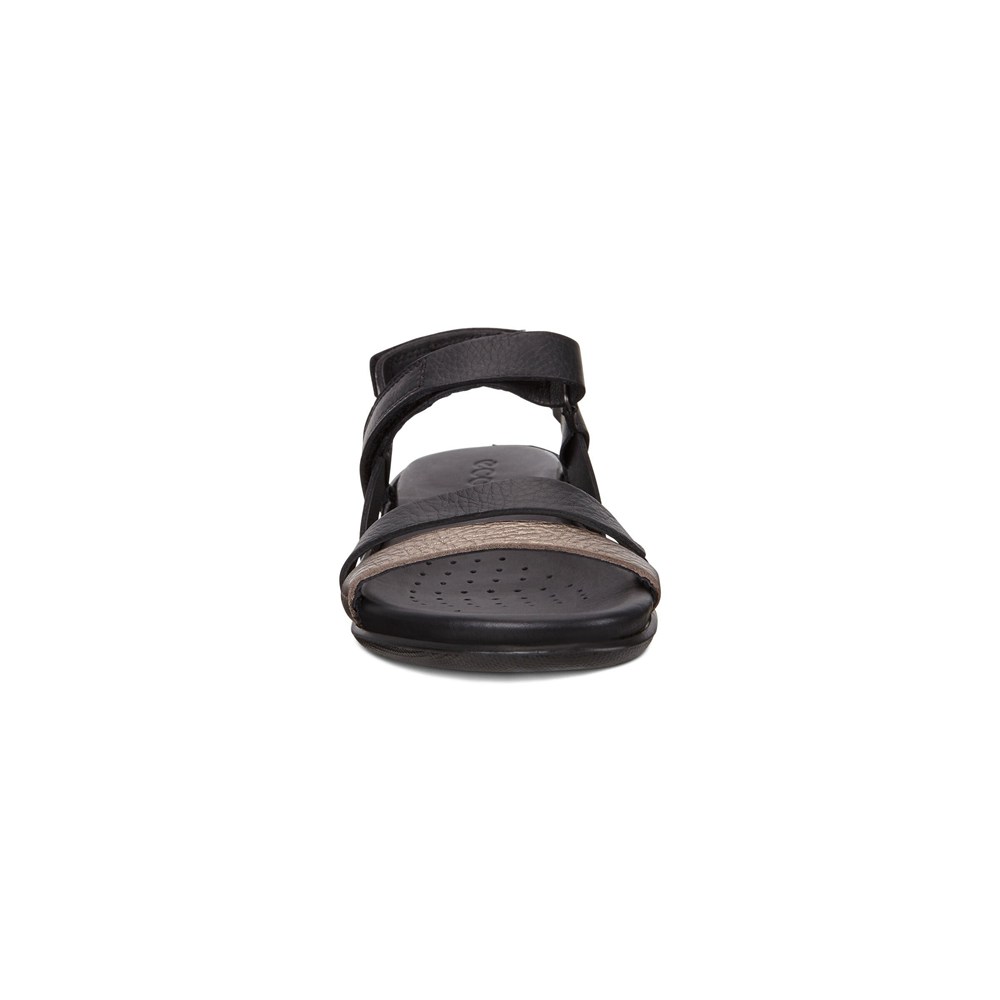 ECCO Womens Sandals Black - Flash - JNH-725369